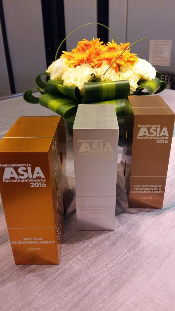 #Jobdoh won in the Human Resources Asia Recruitment Awards 2016 in three categories: humanresourcesonline.net/asia-recruitme…