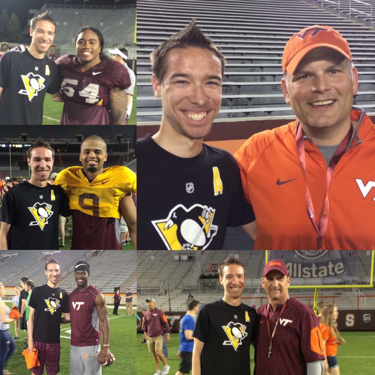 bigjohnbibel's tweet photo. Thank you @VT_Football @CoachFuente and everyone else for making this possible! #VTspringFB #ThisIsHome https://t.co/IRg6o0gL1j