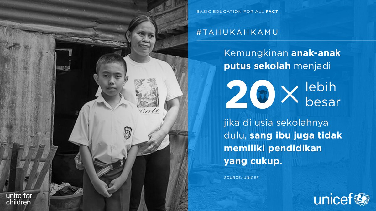 Mari menjaga pentingnya memiliki pendidikan dari generasi ke generasi!