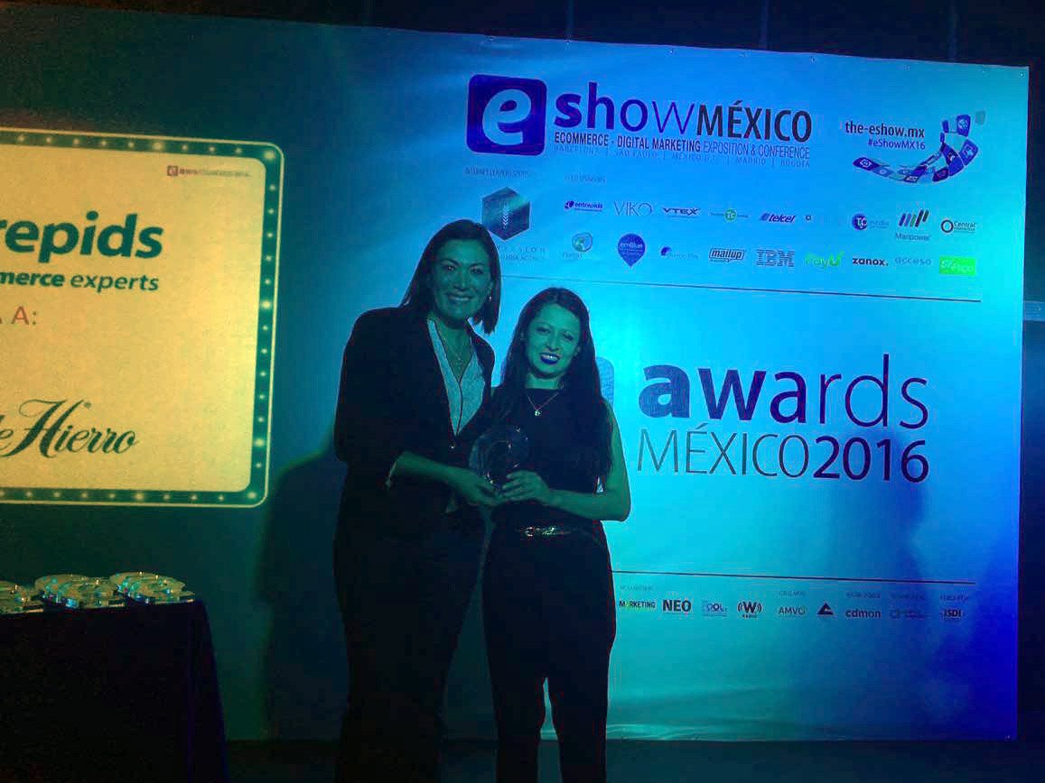 Felicidades a El Palacio de Hierro por el Gold eAward recibido en el eShow México 2016