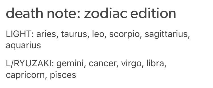 Astrology On Twitter the Signs As Death Note Characters Light Vs astrology-on-twitter-the-signs-as-death-note-characters-light-vs