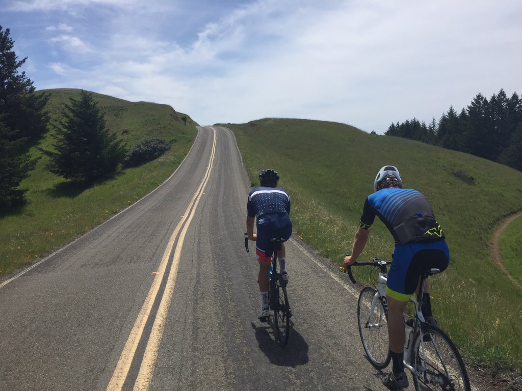 Unreal day for a big road ride in the San Fransisco area today