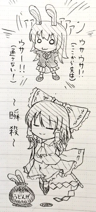 2コマ漫画です 