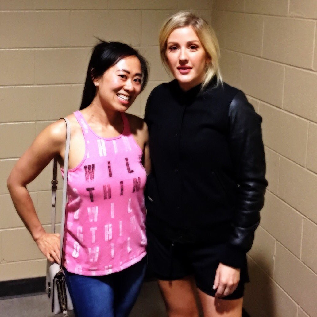 sexyca_fgp's tweet photo. Got a meet & greet with @elliegoulding. Last minute invite. Great night! #thankful #feelthygood #musicismycalling https://t.co/jNLXoCViKD