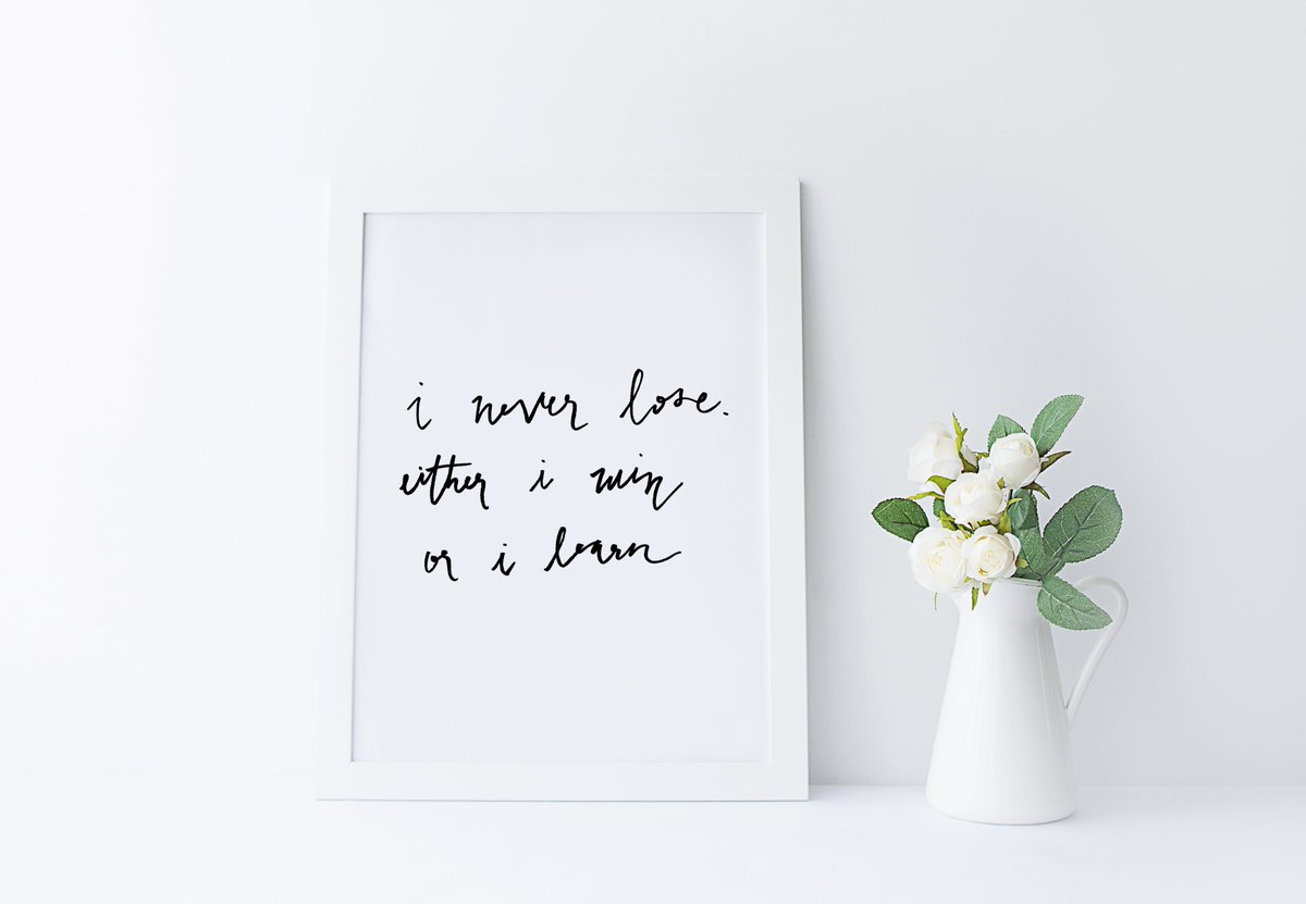 لا أخسر أبداً .. فـ أنا إمّا أن أفوز أو أتعلم ..

#صباح_الخير