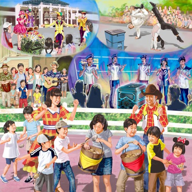 東京ディズニーランド 16年6月16日より新たに9つのアトモスフィア エンターテイメントをスタート