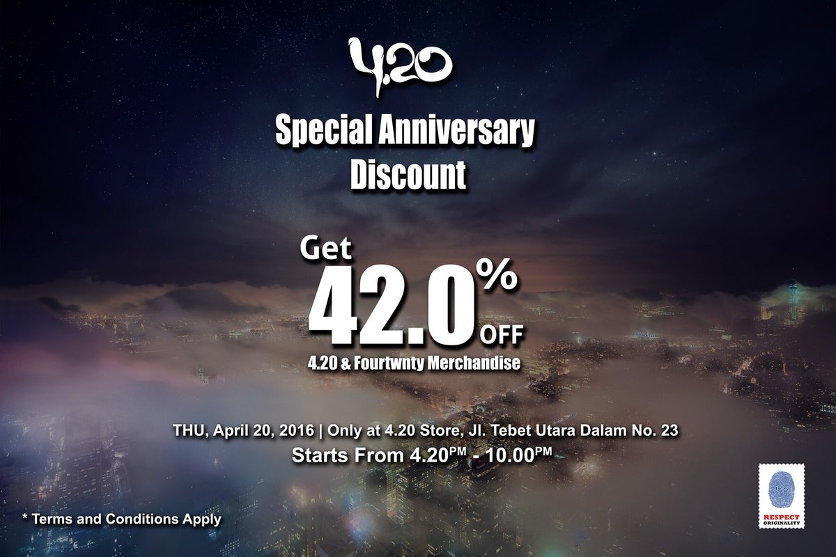 Special Anniversary Discount