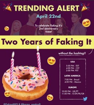 fakingitHQ's tweet photo. #FakingIt #SpookingIt #Karmy #Reamy #Shuke #Liamy #Kiam #Cooperfeld #Shanoah #Booper #Sabramy #Donuts https://t.co/9FkyYjGPoN