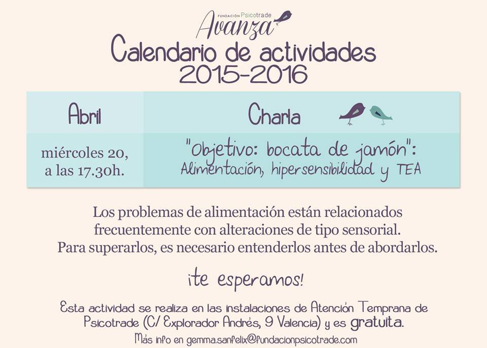 inmacardonagonz's tweet photo. Esta tarde en Fundación @Psicotrade charla sobre Alimentación y #autismo a cargo de @RocioSotillos
Recomiendo!! https://t.co/HW3pktLcuf