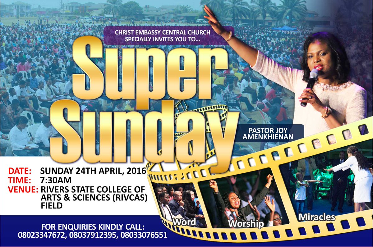 Dare to believe God; all things are possible to him that believes." supersundaywithpastorjoy.org