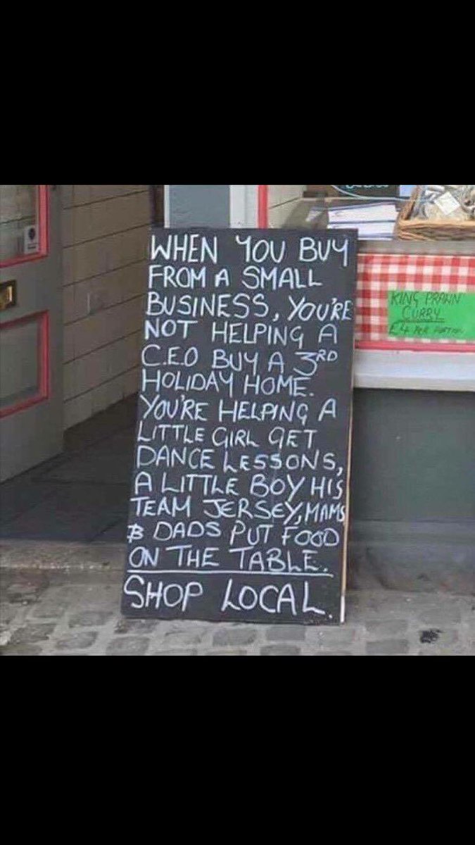 shanebyrne101's tweet photo. Great sign #ShopLocal #CBTC2016 https://t.co/gorDs2Cr0z