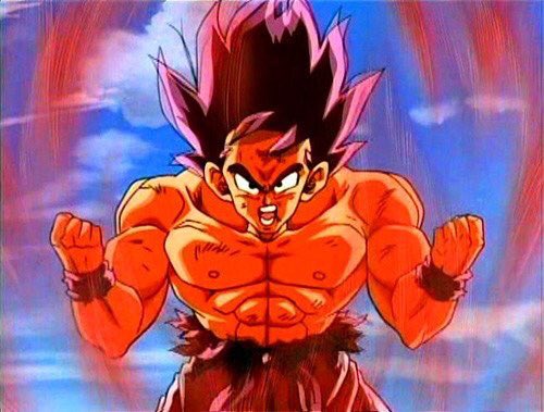 This boy Goku opening the 8 gates