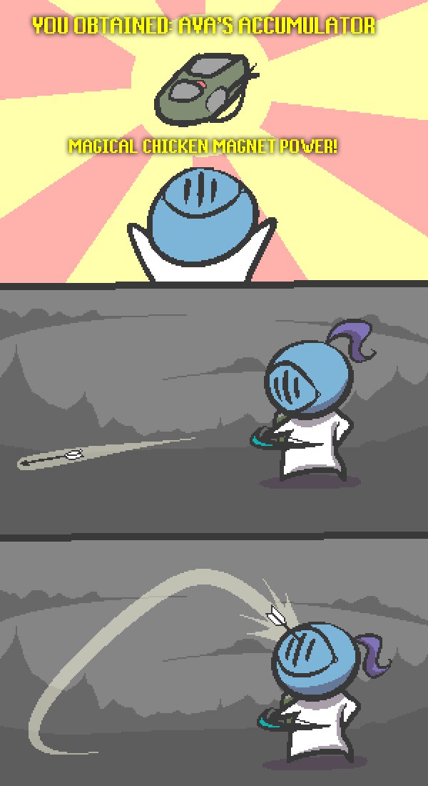 RuneScape's tweet photo. Ava's Accumulator. As much of a curse as a benefit.

Credit: @ObliComics https://t.co/tvr7KFutOg