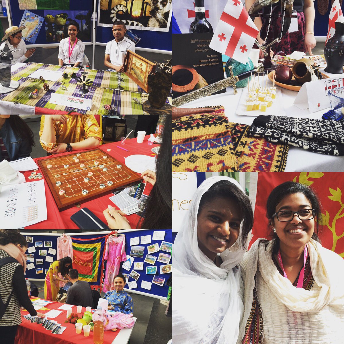 AIESEC_Geneva's tweet photo. Les étudiants se sont donnés de la peine pour décorer leur stand! #GlobalVillage #aiesec #unige https://t.co/iHAQaytUbz