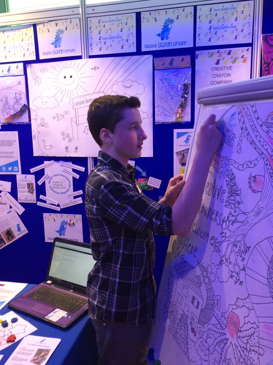 CoCrayon's tweet photo. Working hard at our stand @StudentEntAward national final. Drop by to do some creative colouring #StudentEnterprise https://t.co/9MzewoBKX6