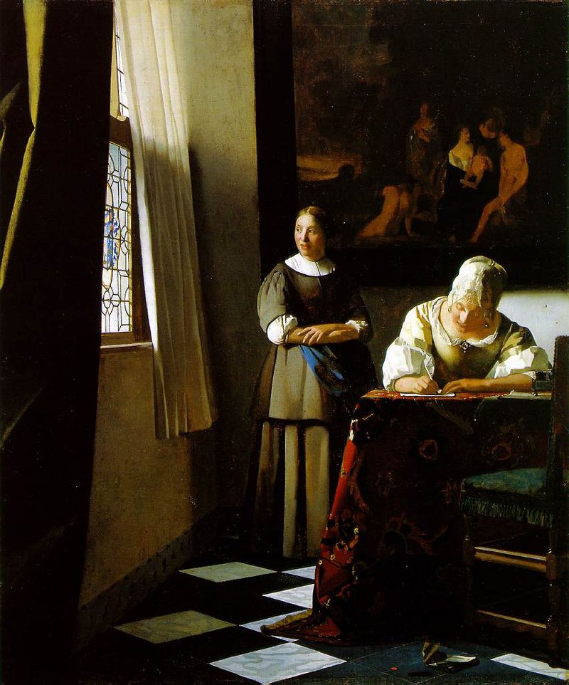 todayisartday's tweet image. At least 15 of the 34 paintings attributed to #Vermeer feature a window on the left. Have you seen any? #WindowWeek