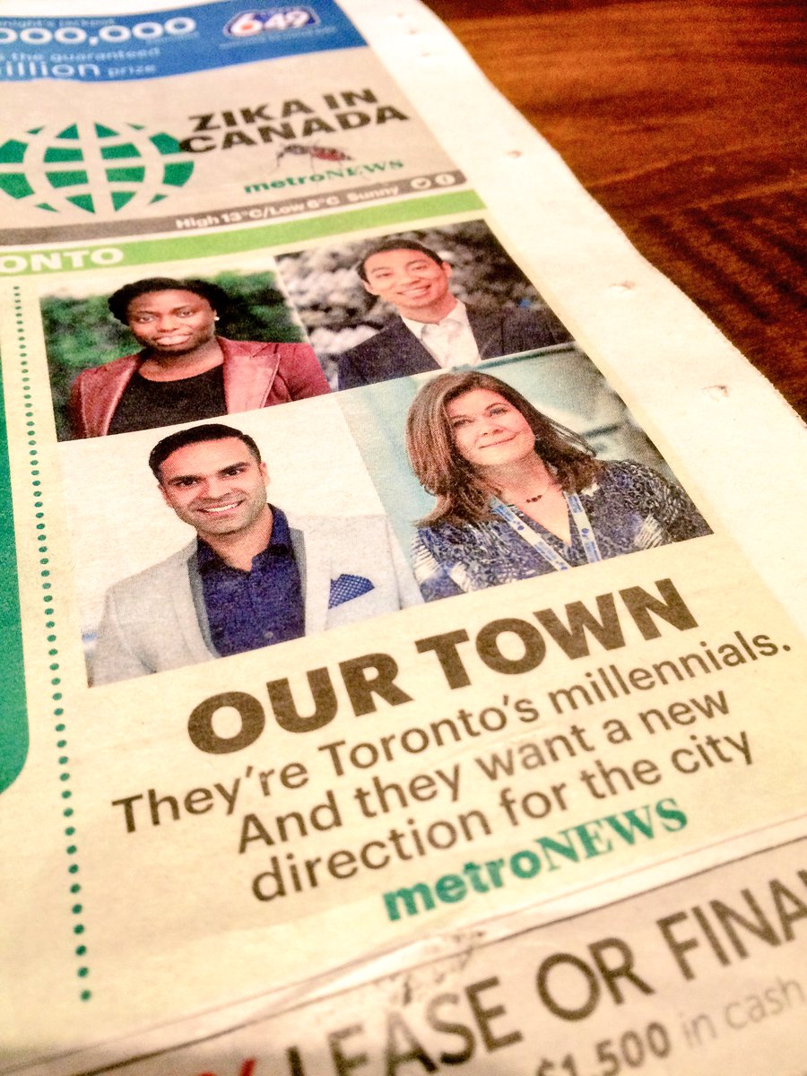 UinvitedU's tweet photo. Congrats @iamryancoelho @MLSummit2016 @VassB on front page @metrotoronto coverage #MLSummit https://t.co/HD86PbG7eG