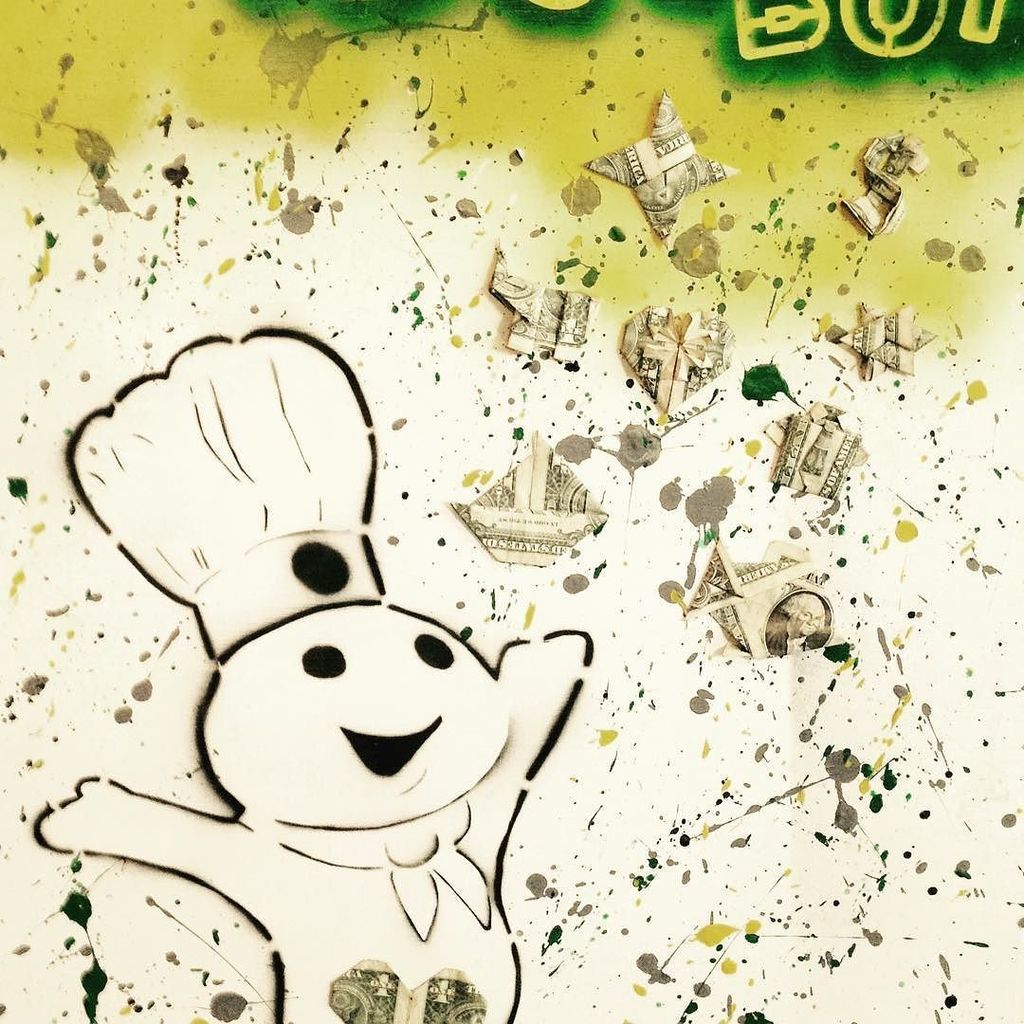 BrujaMaracc's tweet photo. Dough boy by Blickboy | Boy & Boy |#streetart #sprayart #colorsplash #dough #freshpaint #loveit #boys #stencilst… https://t.co/Ffrs1YEITZ