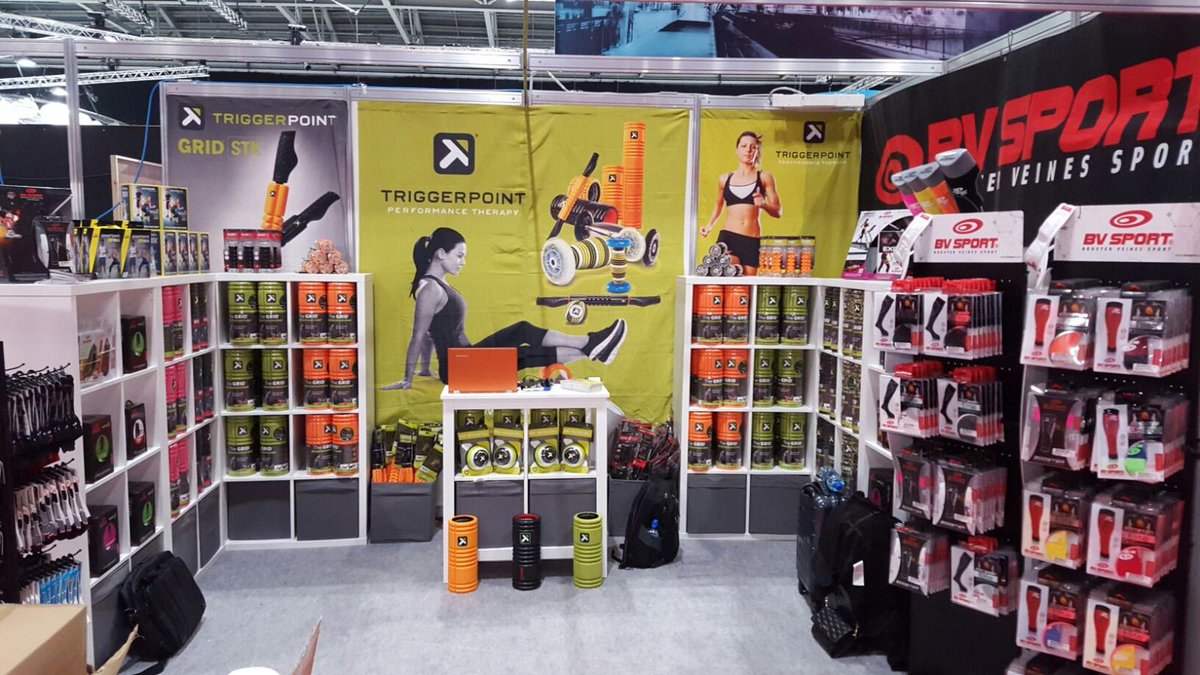 BVSport_UK's tweet photo. visit us @LondonMarathon stand 519 @bvsport partnering @triggerpoint -show offers #colouryourrun #feelthedifference https://t.co/wbTmJo64Qj