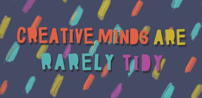 DoodlePress1's tweet photo. A bit of #WednesdayWisdom we know all too well! #tidymind #studio #illustration #creative https://t.co/vRgBUcksnC https://t.co/z8YUS1RB8w