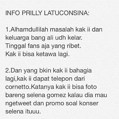 info_prillyltc's tweet photo. Wahh! @Prillybie Bisa foto bareng Selena gomez?yuk lihat! https://t.co/zY1vvEh6Iz