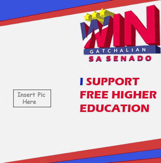 SiKuyaWin's tweet photo. Support Win Gatchalian for Senator and Free Higher Education.
#ILagaySiWinSaTop8 https://t.co/XRgCyAlmSA