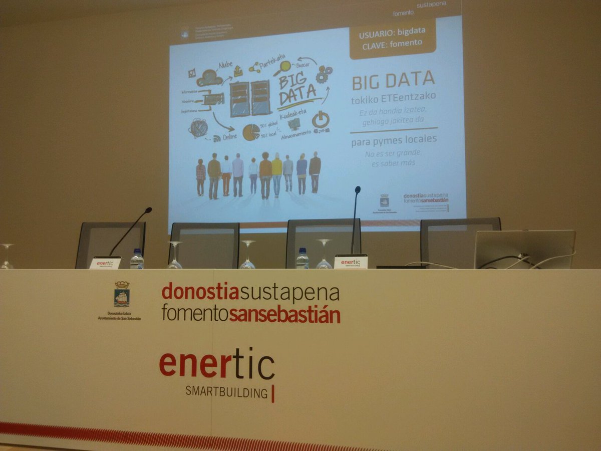 LIS_Data_ES's tweet image. Ya estamos preparados para el evento #BigDataPymes en #Donosti