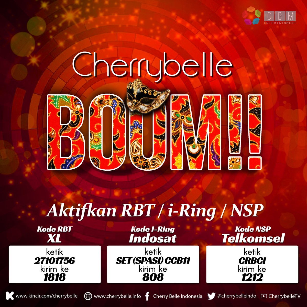 WeCanBeWinners's tweet photo. Yuk aktifin RBT single terbaru kita yang BOOM!! di HP kamu sekarang juga yah Twibs ^^ https://t.co/PTr7jp3gfP