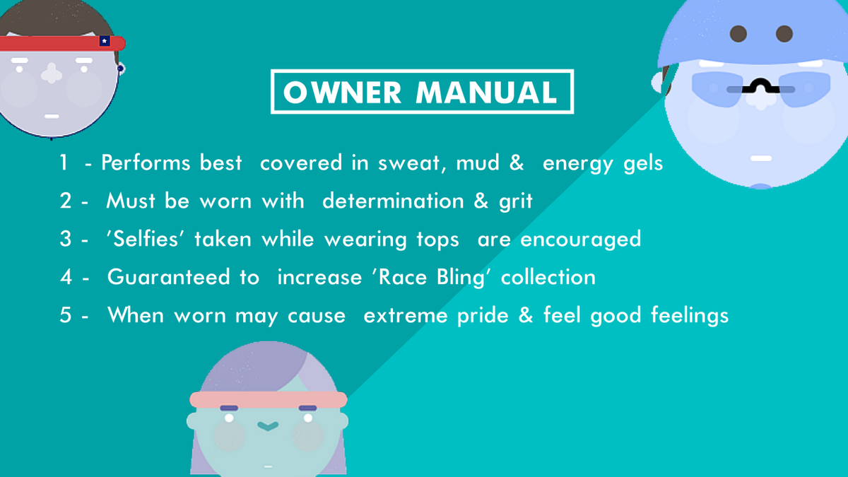 ChallengeFindr's tweet photo. For all those who have purchased a tech team top, please read - IMPORTANT #OwnerManual #TeamMyChallengeHQ https://t.co/ZB0qk1QPPQ