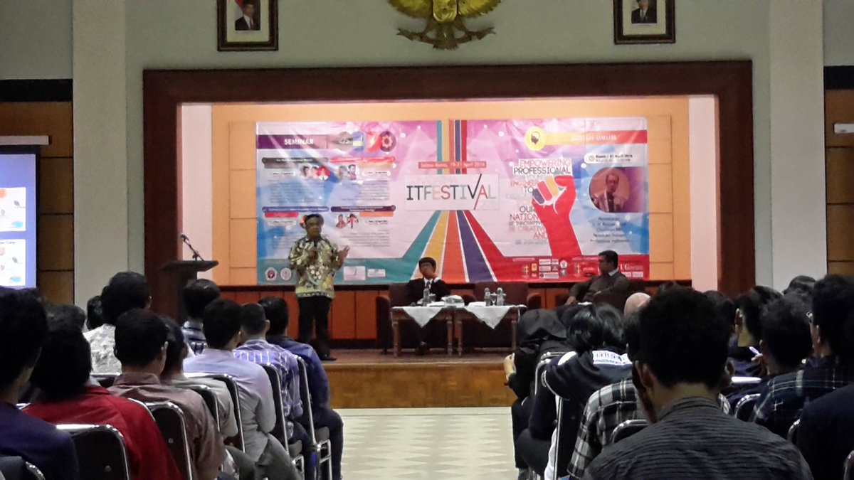 Seminar Teknik Mesin

Pembicara pertama Prof. Dr. Erry Yulian Triablas Adesta

#itfestug_ug