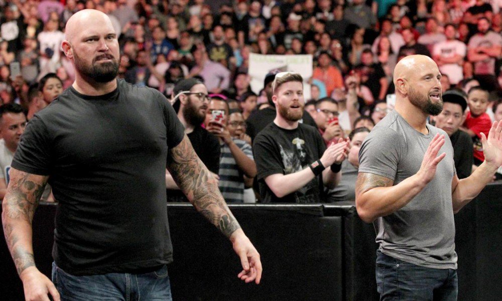 PWrestlingSlam's tweet photo. Karl Anderson and Luke Gallows to work their first WWE match soon https://t.co/qNw1R3THDb https://t.co/Iy3mfF9XOD