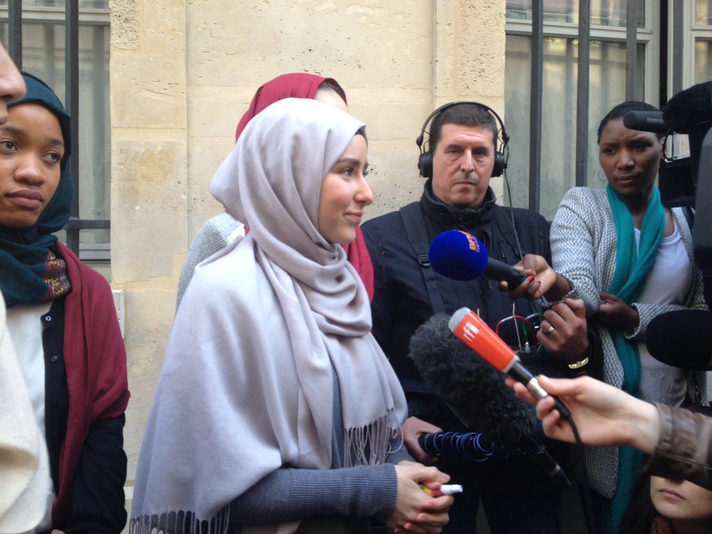 Joseph Bamat On Twitter It Was Time To Speak For Ourselves Student Leiticia Tells Press At Hijabday Event In Sciences Po In Paris Https T Co Io0d7yrrse Twitter