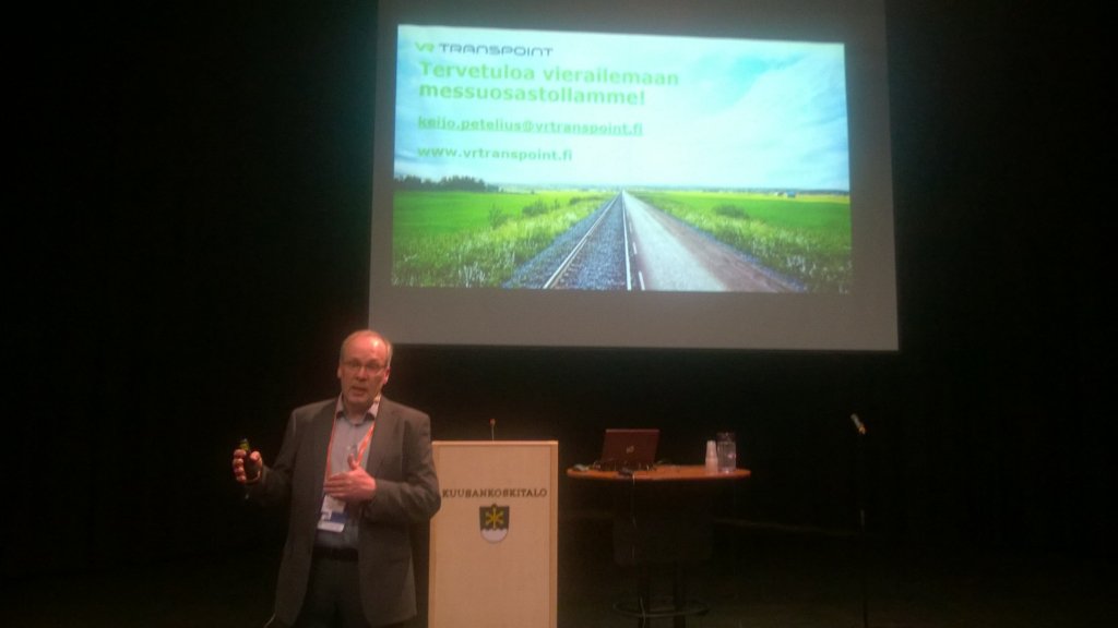 Keijo Petelius: #CargoEastTerminal tuo uutta lisäarvoa asiakkaalle @VRuutiset #sgkouvo16