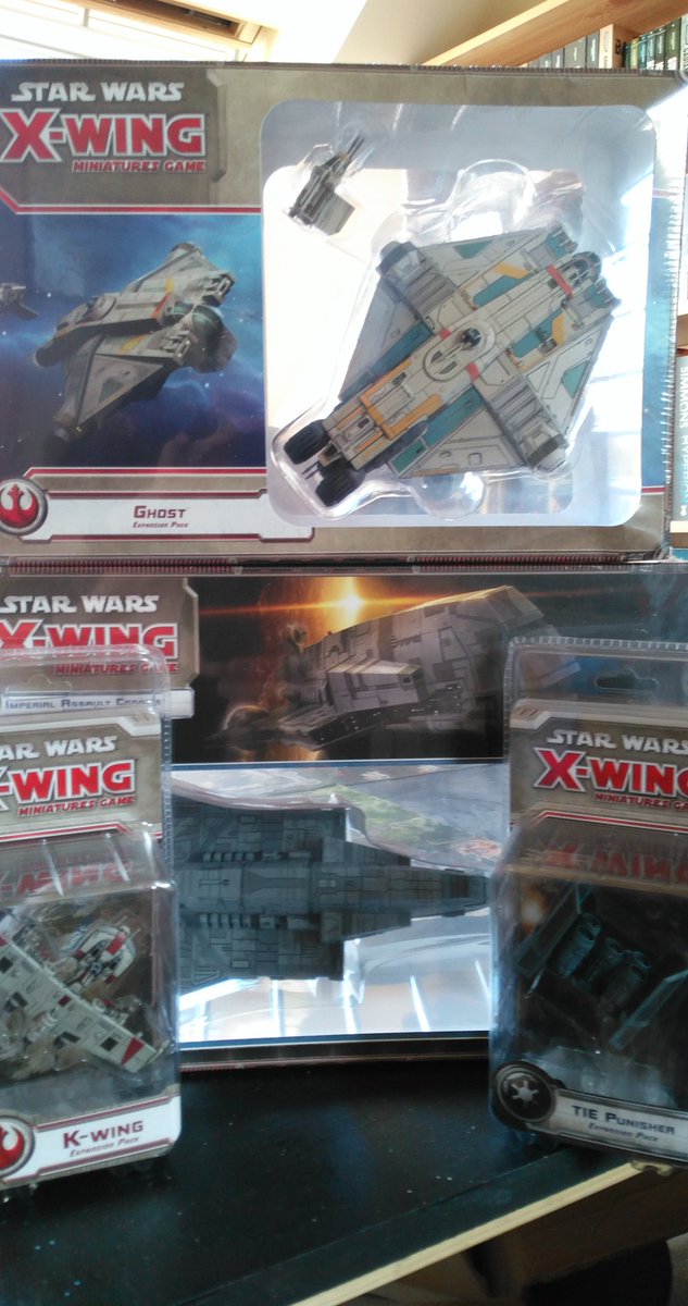 AToyHero's tweet photo. Ohhh we've got some new #x-wing expansions to play with. We are big big fans of the #StarWars X-Wing tabletop game! https://t.co/KAuI9GpZVg