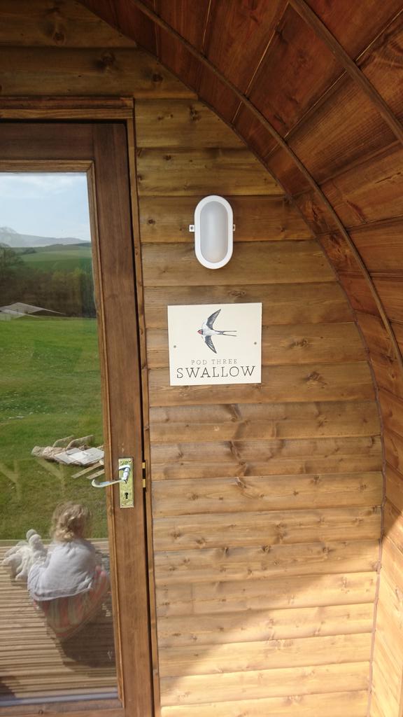 Great hand painted signs for our pods - by the super talented @_paper_cuts