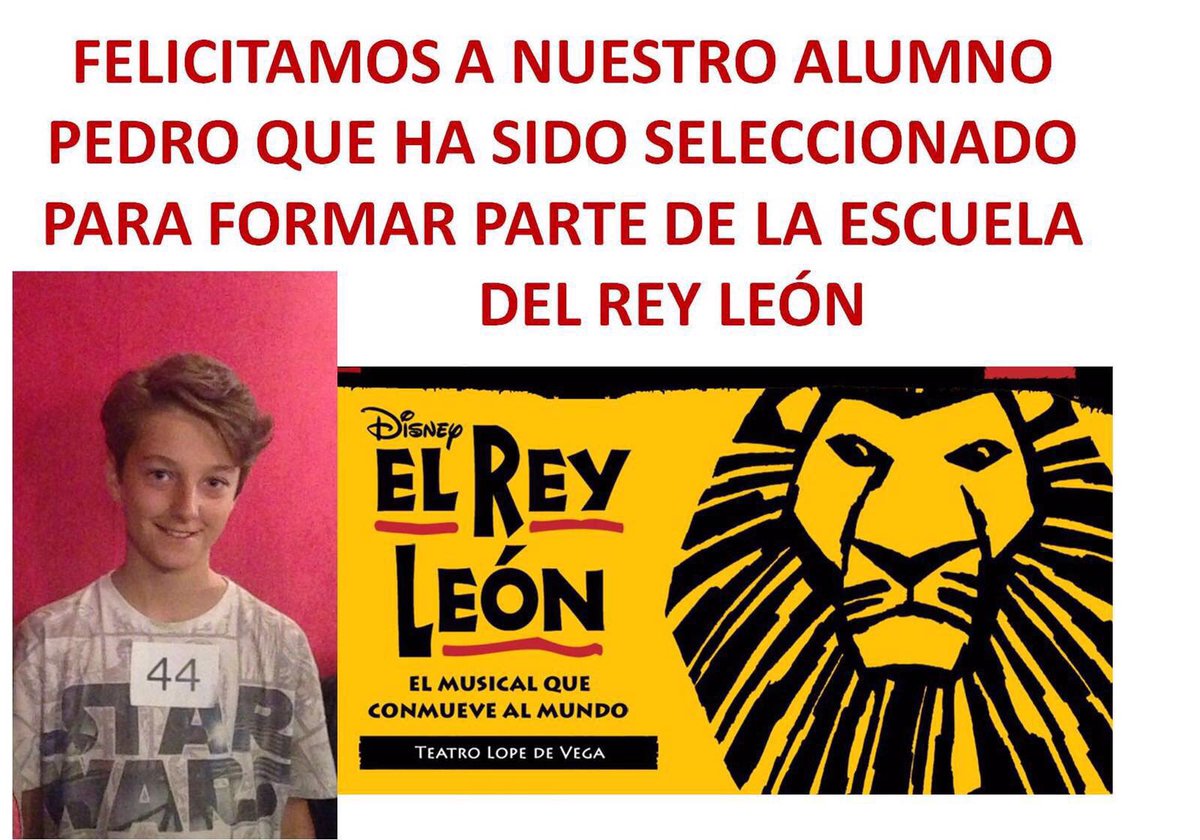 Una #escuela excelente por cómo se prepara a los #alumnos! #Felicitaciones <a href="/MarandMusical/">Marand Musical</a> #ReyLeon