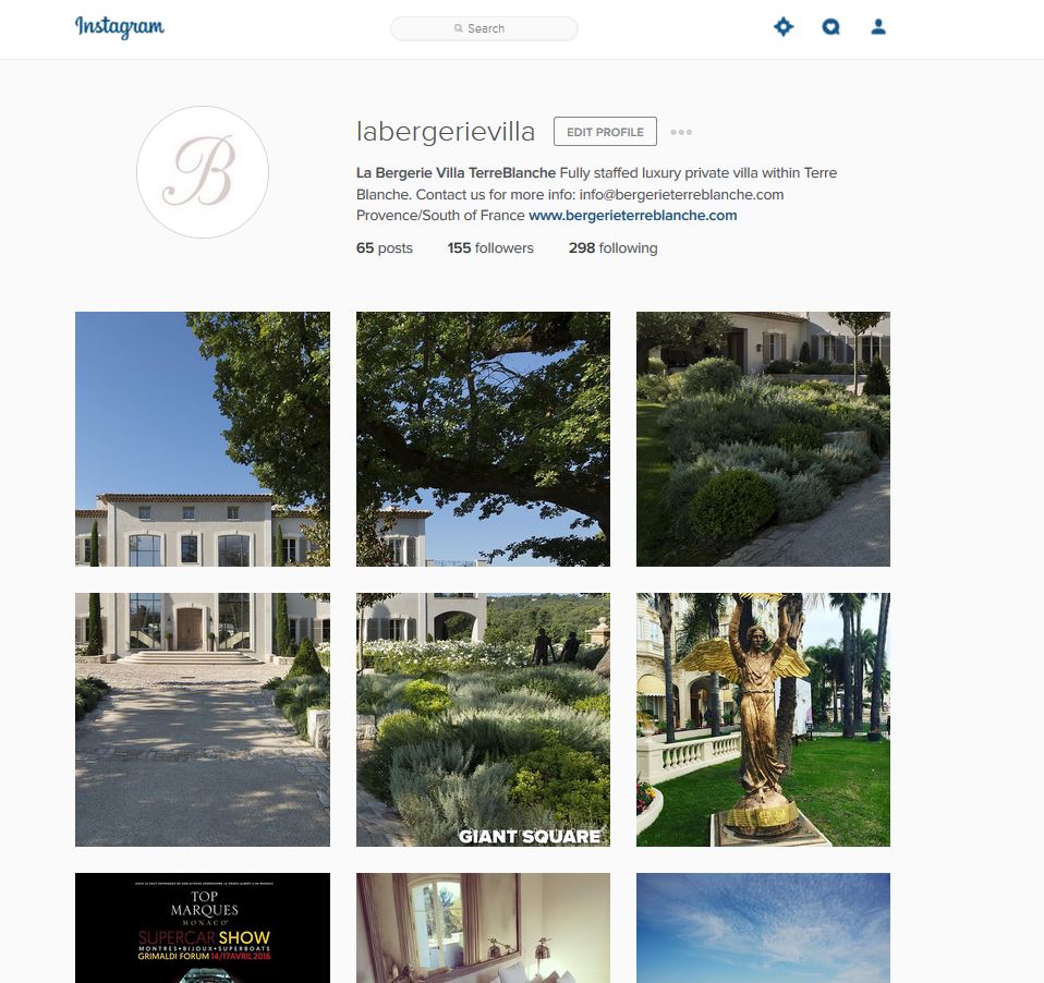 We're also on <a href="/instagram/">Instagram</a>! Check our page <a href="/LaBergerieVilla/">La Bergerie Villa</a> &amp; follow us, great pics posted daily :) #photo #enjoy #new