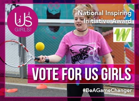 Public vote is open, please support Us Girls to win a #BeAGameChanger Award.  Thank you RT.womenssporttrust.com/bagc2016/.