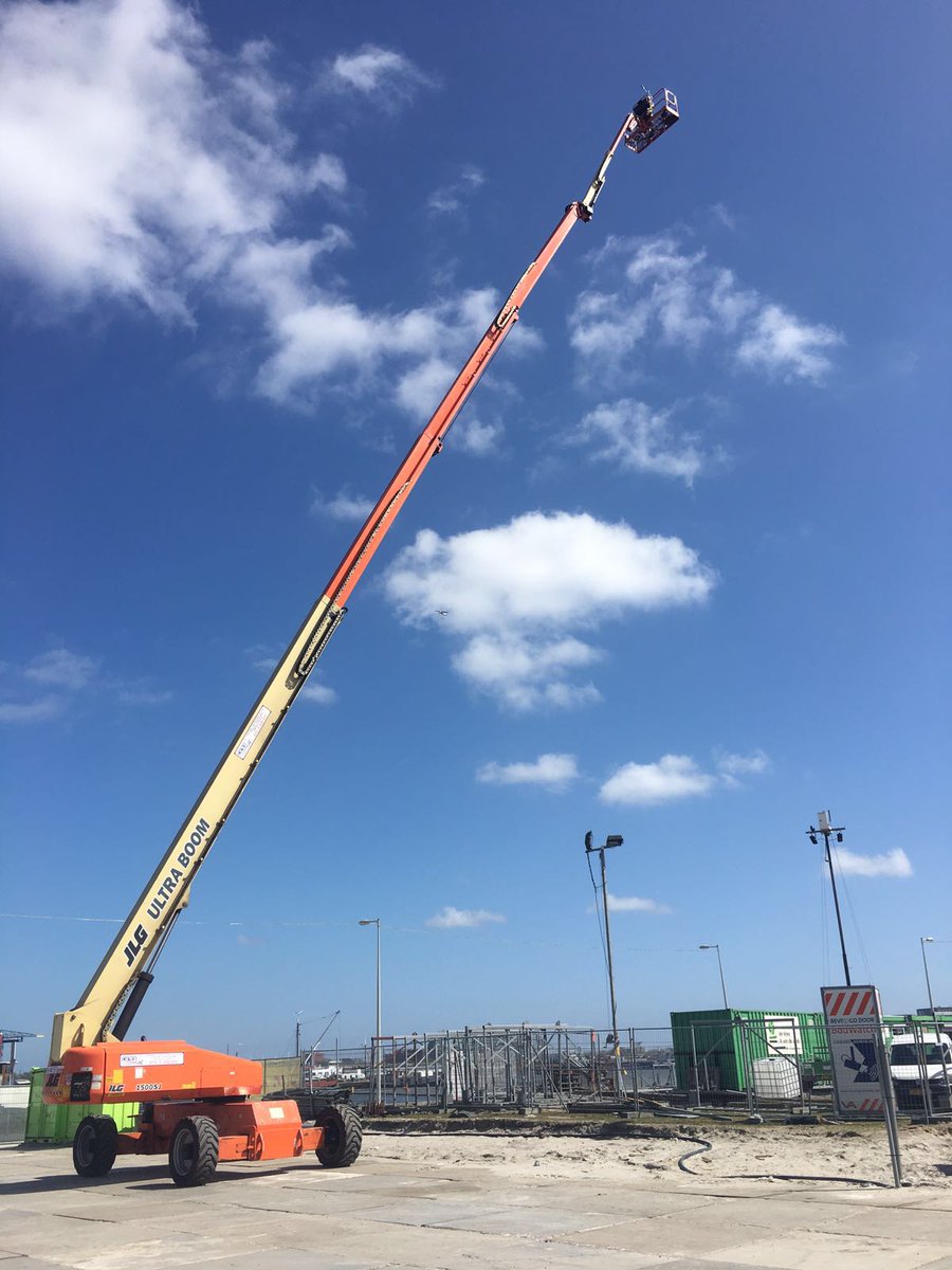 Even if you can't use a #drone or balloon, there's always a way to get the job done!