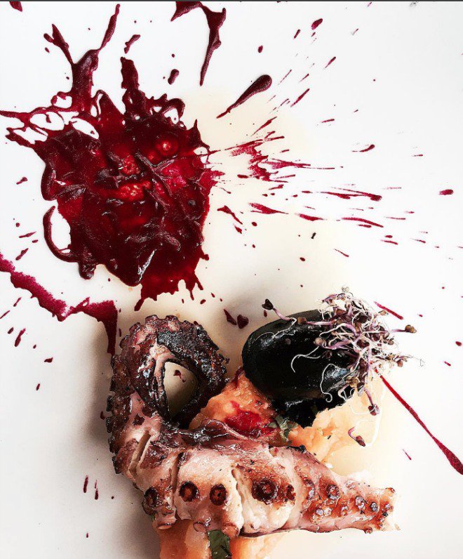 Esta es la visión de nuestro "Pulpo a la brasa" de <a href="/lauraponts/">Laura Lopez</a> La gastronomía hecha "arte"...