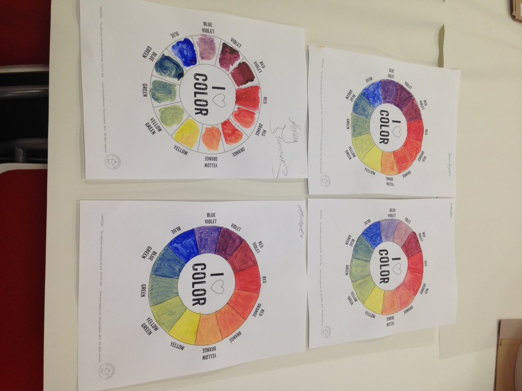 retail_abc's tweet photo. Fun with paint - colour wheel - great for styling https://t.co/VuBSTFFBBD