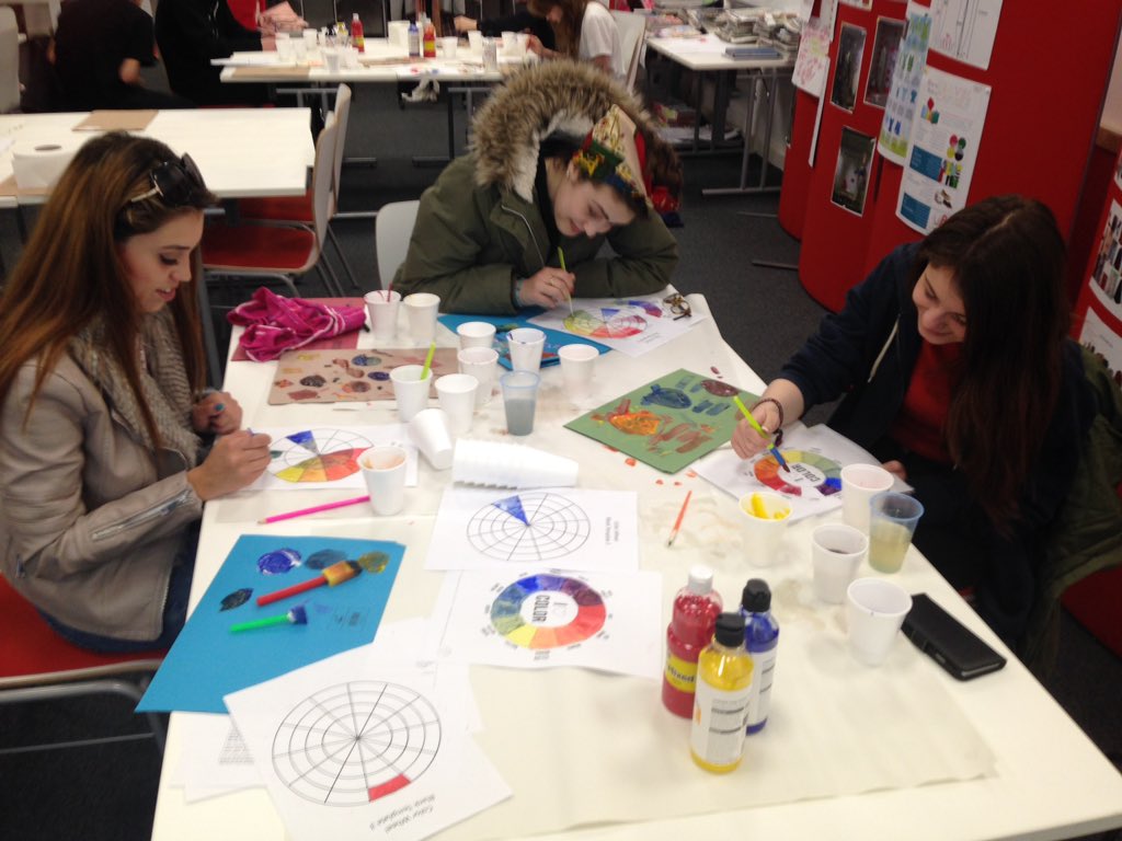 retail_abc's tweet photo. Fun with paint - colour wheel - great for styling https://t.co/VuBSTFFBBD