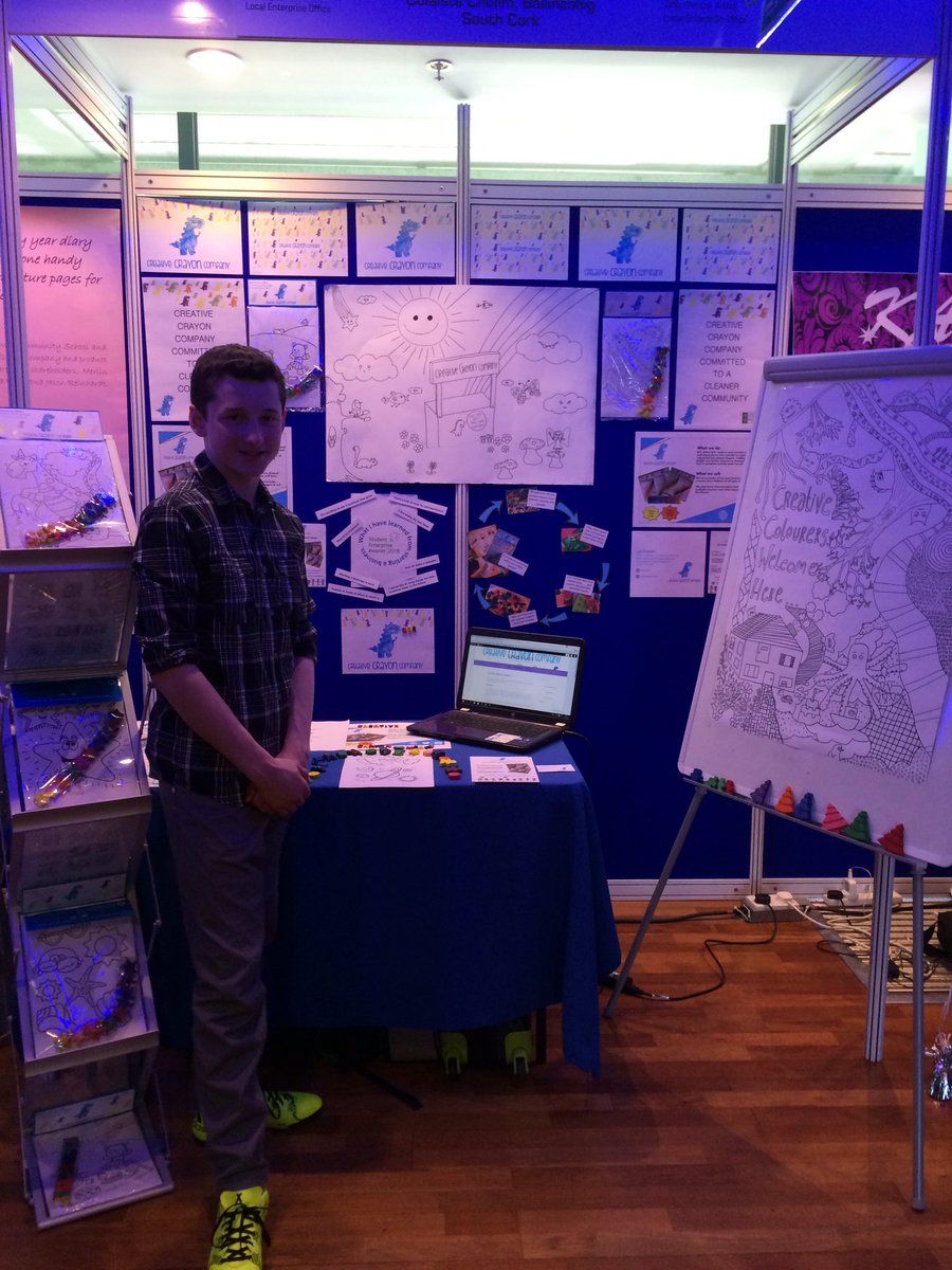 CoCrayon's tweet photo. Our stand at the #nationalfinals #studententerprise #dublin #awards https://t.co/lA3qzhNysE