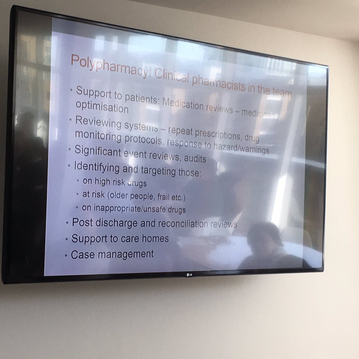 RSharmaPharma's tweet photo. Pharmacists in the team do help with #polypharmacy https://t.co/HmZYSFzG9X