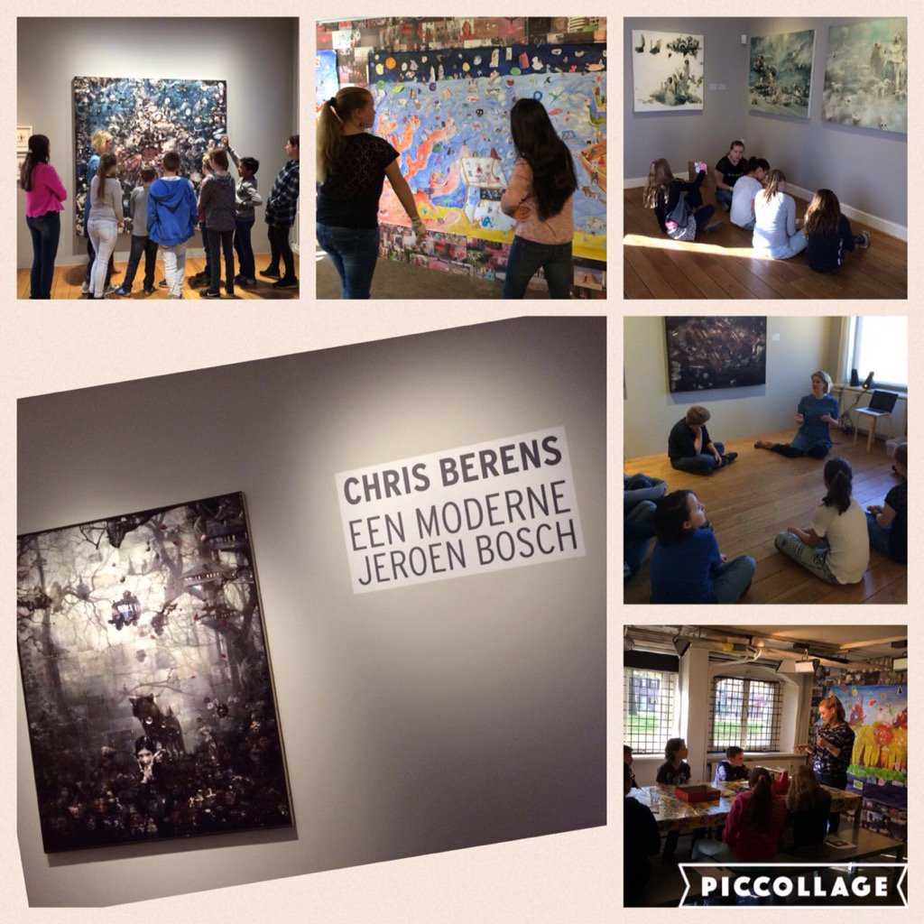 Groep 7 <a href="/DeTeugelaar/">De Teugelaar</a> @skbo_oss op bezoek <a href="/museumjancunen/">Museum Jan Cunen</a> expositie Chris Beerens