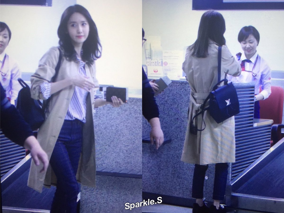 [PIC][20-04-2016]YoonA trở về Hàn Quốc + Đáp chuyến bay sang Nhật Bản dự sự kiện "Louis Vuitton Exhibition" vào chiều nay Cgehc3MXEAUZ13O