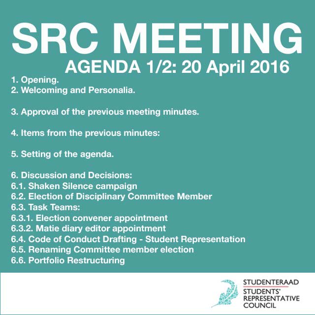 Stellenbosch SRC tweet media