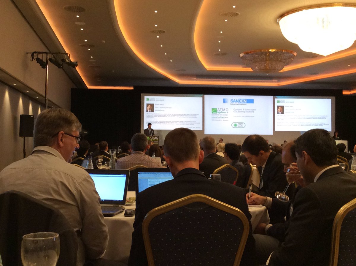 co2_technology's tweet photo. It's Time to present Sanden achievements with S. Gillaux #goNatRefs #co2technology @r744 https://t.co/lGAeF9I4YL