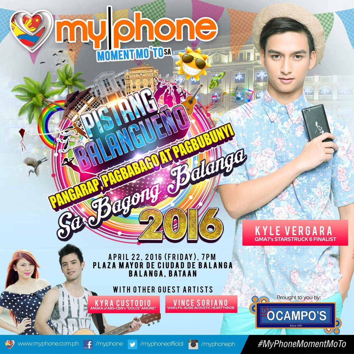 kylevergara's tweet photo. Makiki-pista ako at ang #MyPhone sa BATAAN sa darating na biyernes! @MyPhoneOfficial #MomentMoTo https://t.co/VfWNIijrUA