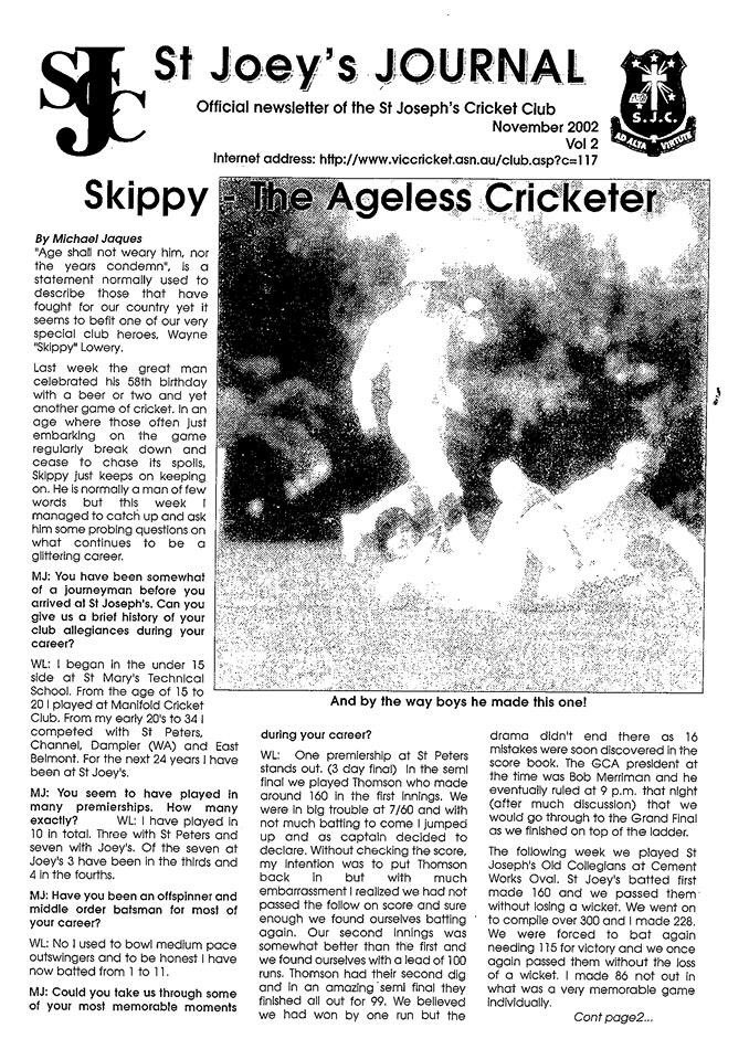 St Joseph's CC tweet media